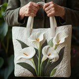 Sac Artisanal - Lys Blancs Matelassé