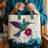 Sac Artisanal - Colibri et Fleur Blanche