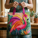 Sac Artisanal - Flamant Arc-en-Ciel Matelassé