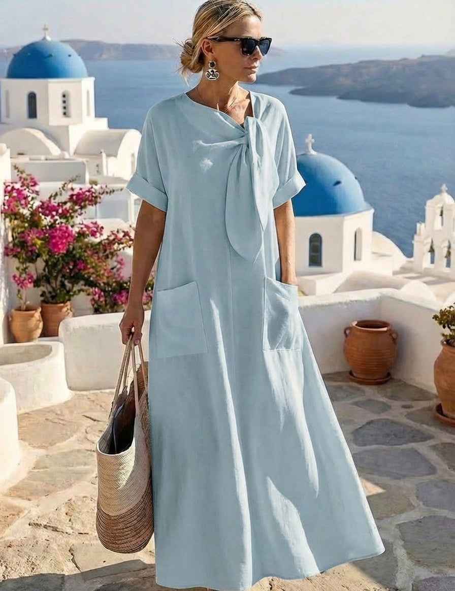 Fleur™ Robe Élégante avec Poches