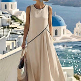 Lotte™ Robe d'Été à Rayures