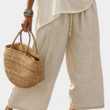 Beatrice – chemise confortable essentielle et pantalon à jambes larges