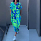Mia™ | Robe d'été avec imprimé vivant