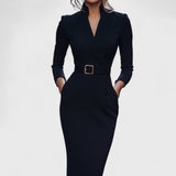 Carla™ | Robe élégante avec ceinture
