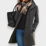 Carla | Manteau Classique avec Boutons Élégants