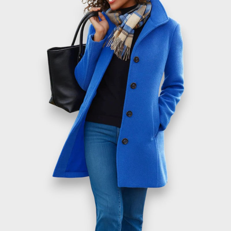 Carla | Manteau Classique avec Boutons Élégants