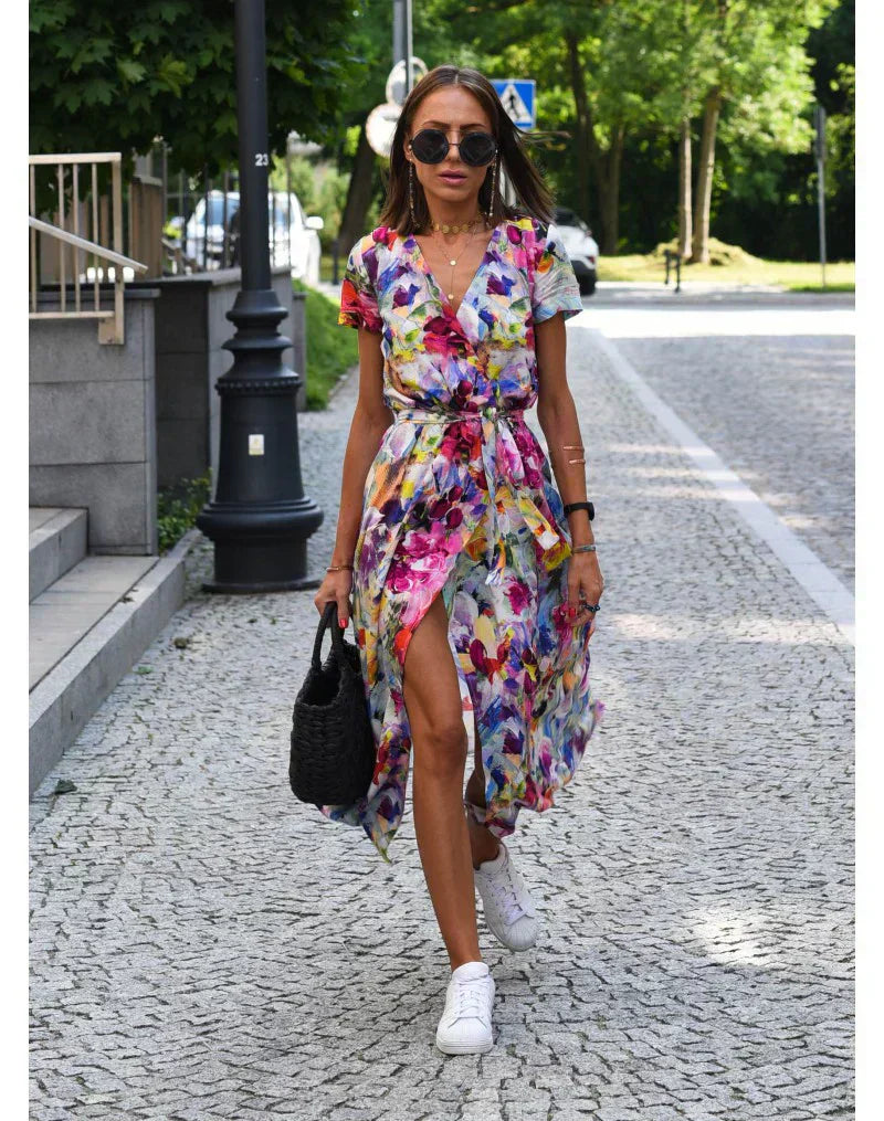 Sabrina™ | Robe élégante avec décolleté en V