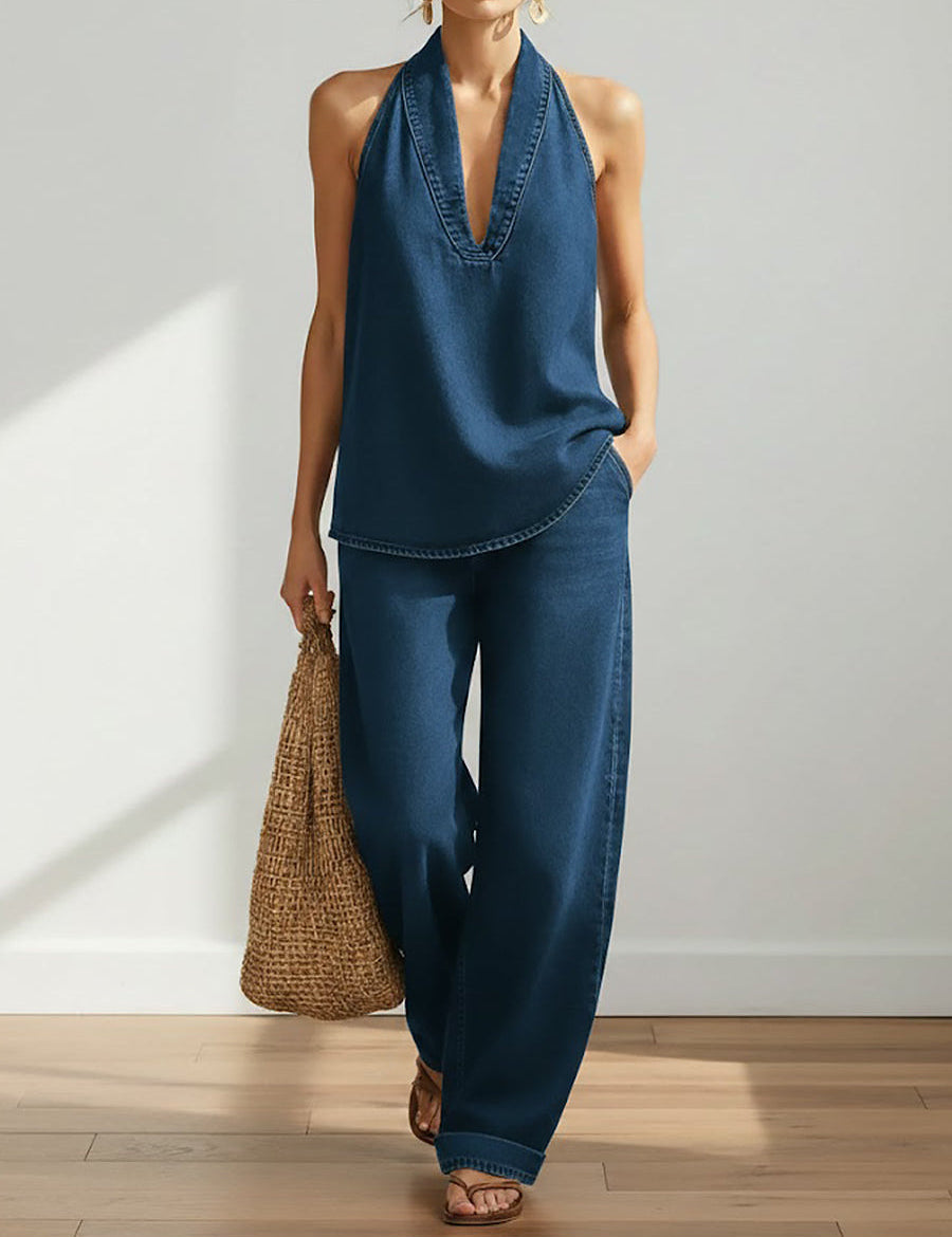 Ivy™ | Ensemble de deux pièces en denim vintage