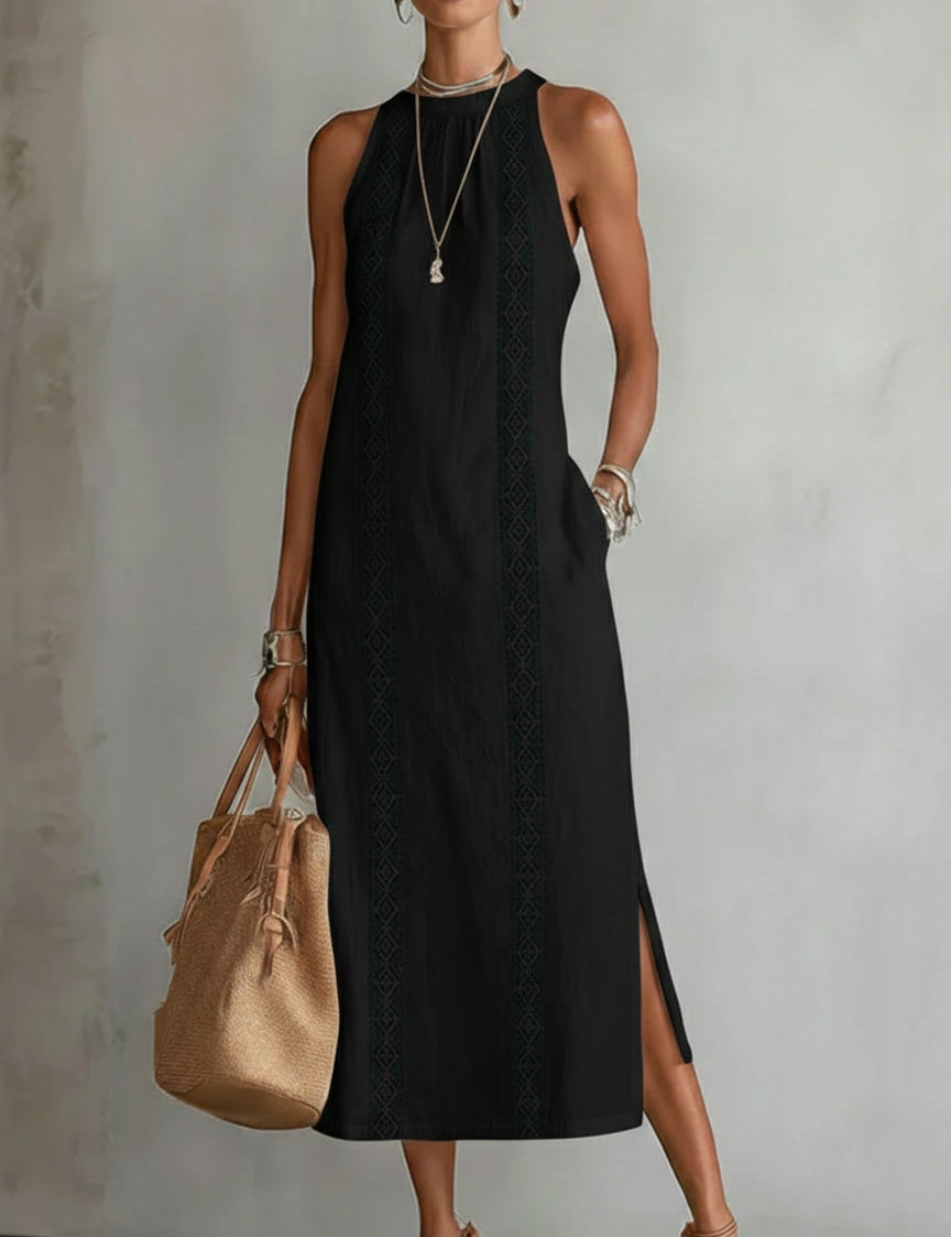 Chloe | Robe Midi Élégante d'Été