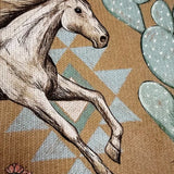 Giovanna™ | Cardigan zippé avec cheval du désert et cactus