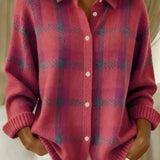 Denise - Cardigan Douillet à Carreaux