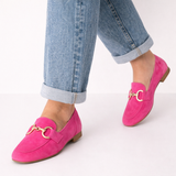 Mocassins Dourados Élégants Femme | Détail Doré Printemps