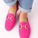 Mocassins Dourados Élégants Femme | Détail Doré Printemps