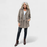 Lara | Manteau double de longueur moyenne