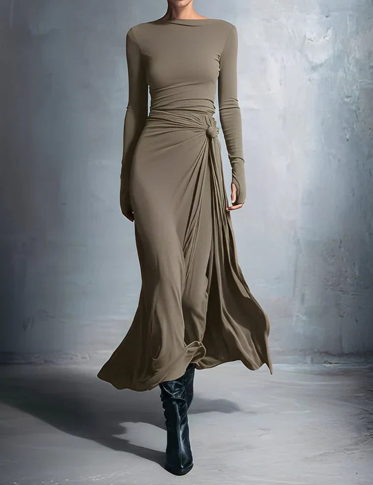 Renee | Robe Maxi Drapée