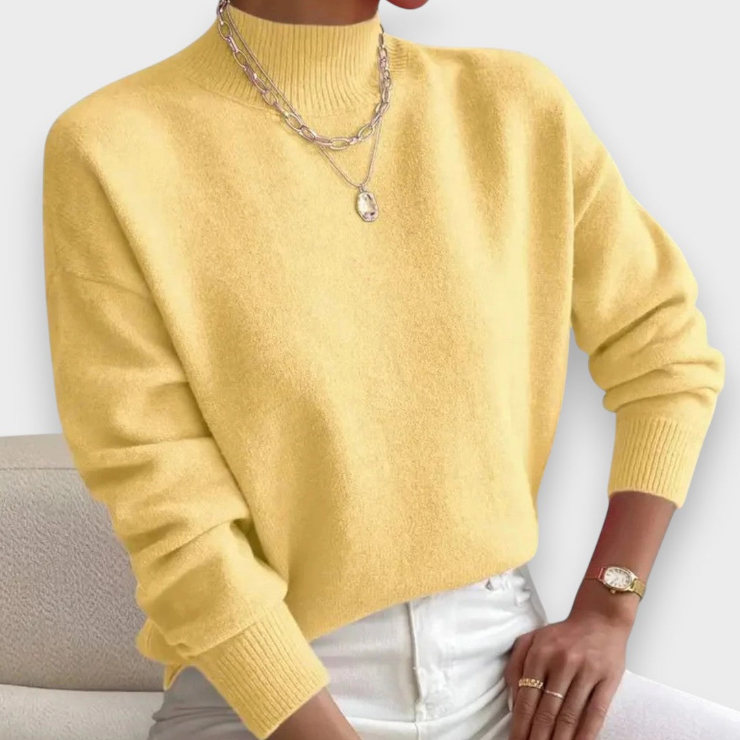 Erika | Pull Élégant et Confortable avec Col Montant