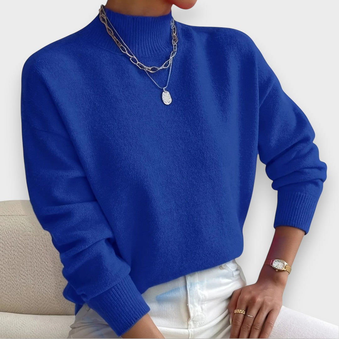 Erika | Pull Élégant et Confortable avec Col Montant