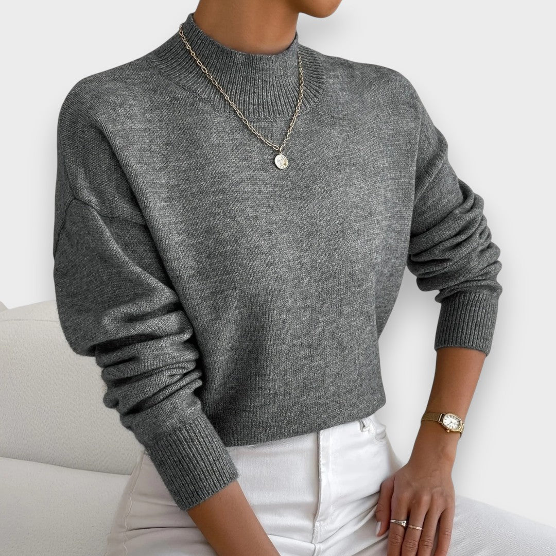 Erika | Pull Élégant et Confortable avec Col Montant