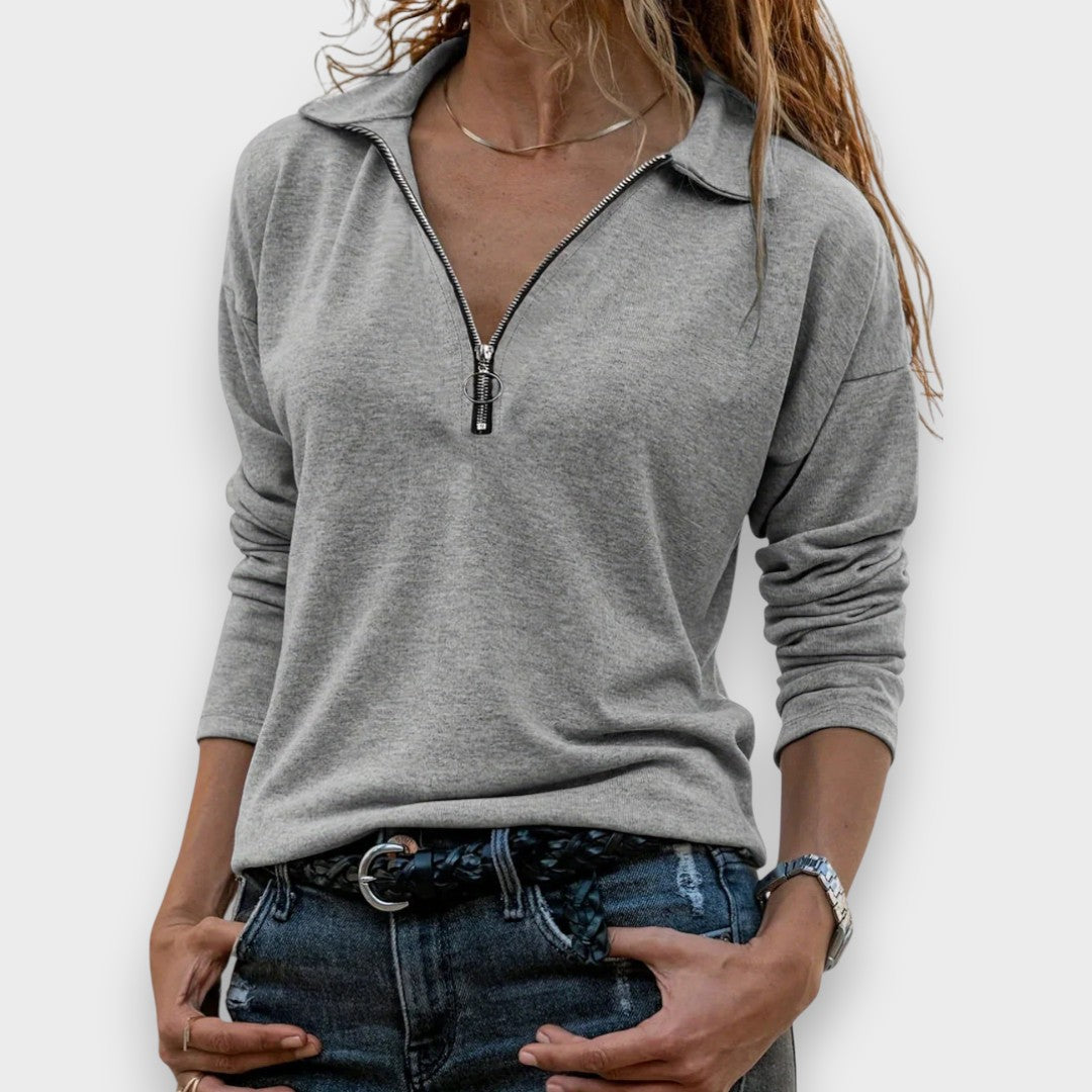 Genebra | Pull avec Demi-Zip