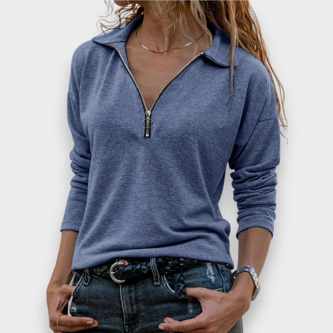 Genebra | Pull avec Demi-Zip
