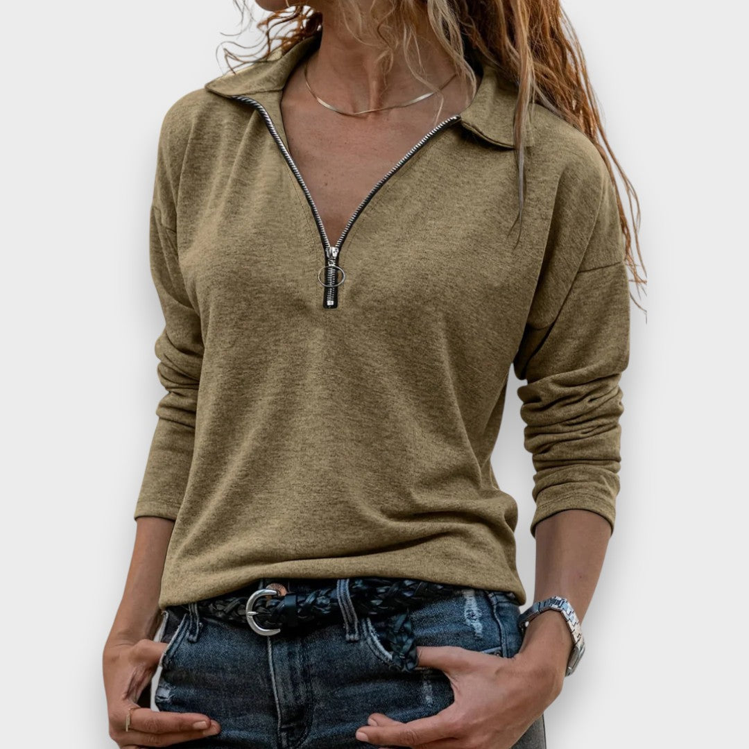 Genebra | Pull avec Demi-Zip