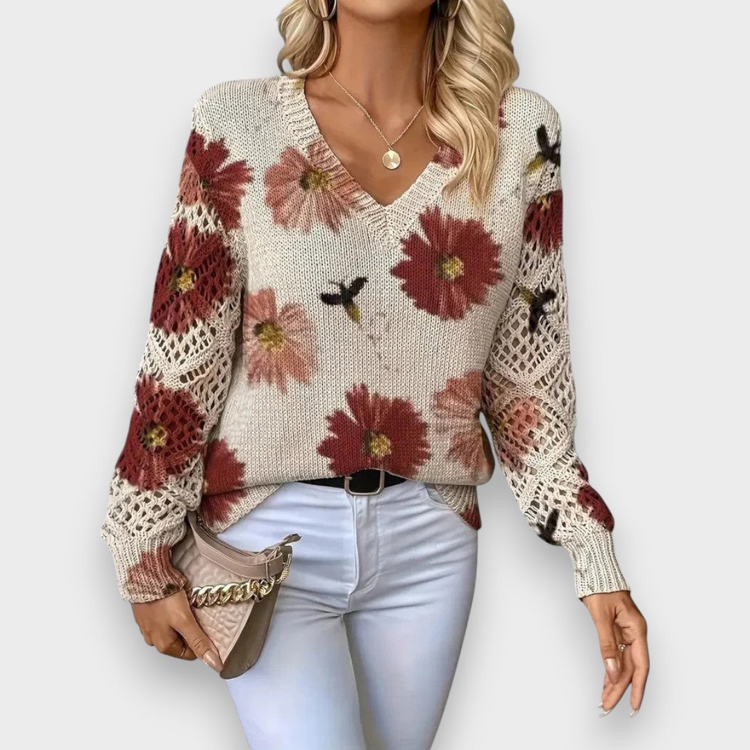 Carina | Pull Floral Délicat