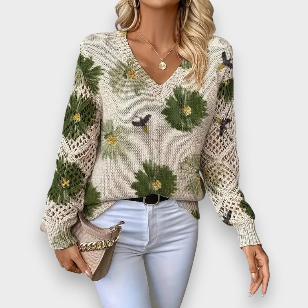 Carina | Pull Floral Délicat