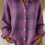 Denise - Cardigan Douillet à Carreaux