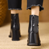 Klaudia - Bottines de luxe à talon moyen