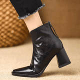 Klaudia - Bottines de luxe à talon moyen