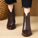 Klaudia - Bottines de luxe à talon moyen