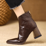 Klaudia - Bottines de luxe à talon moyen