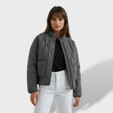 Grace | Veste Bomber Matelassée pour Femmes en Fleece